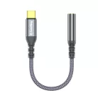 COLORWAY Adapter USB-C - 3.5 mm Female Audio, 14 cm, Szürke (CW-AD-CJ)