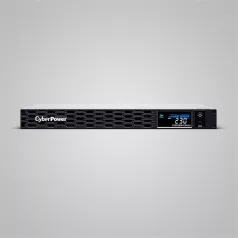   CYBERPOWER UPS, 6xC13,1xUSB 1500VA 900W Aktív PFC,tiszta színuszos szünetmentes,LINE-INTERAKTÍV, AVR,színes LCD, 1U rack