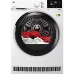   AEG TR8184E AbsoluteCare Hőszivattyús szárítógép, 8kg, Inverter motor, LED kijelző, Fehér