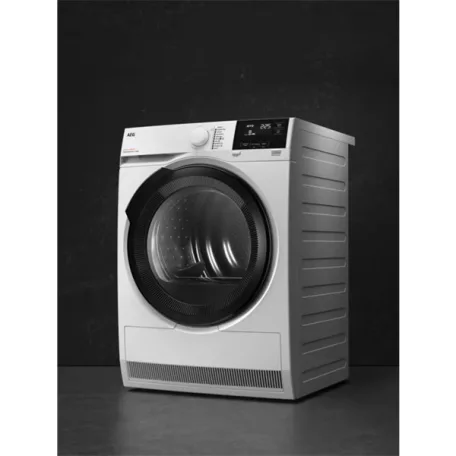 AEG TR8184E AbsoluteCare Hőszivattyús szárítógép, 8kg, Inverter motor, LED kijelző, Fehér