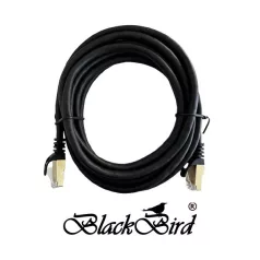 BLACKBIRD Kábel Patch UTP CAT.6A 0,5m Fekete