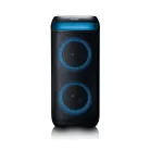 Lenco PA-210BK Bluetooth 5.3 bulihangszóró beépített világítással , TWS, 100W erősítővel, 2x mikrofon bemenet