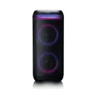 Lenco PA-210BK Bluetooth 5.3 bulihangszóró beépített világítással , TWS, 100W erősítővel, 2x mikrofon bemenet