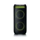 Lenco PA-210BK Bluetooth 5.3 bulihangszóró beépített világítással , TWS, 100W erősítővel, 2x mikrofon bemenet