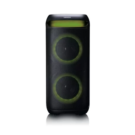 Lenco PA-210BK Bluetooth 5.3 bulihangszóró beépített világítással , TWS, 100W erősítővel, 2x mikrofon bemenet
