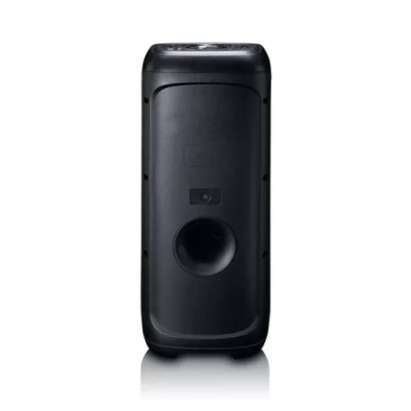 Lenco PA-210BK Bluetooth 5.3 bulihangszóró beépített világítással , TWS, 100W erősítővel, 2x mikrofon bemenet