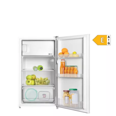 VIVAX TTR-93E+ hűtőszekrény, hűtő  nettó 68L fagyasztó nettó 12L, megfordítható ajtónyitás, 41dB, 85 cm magasság