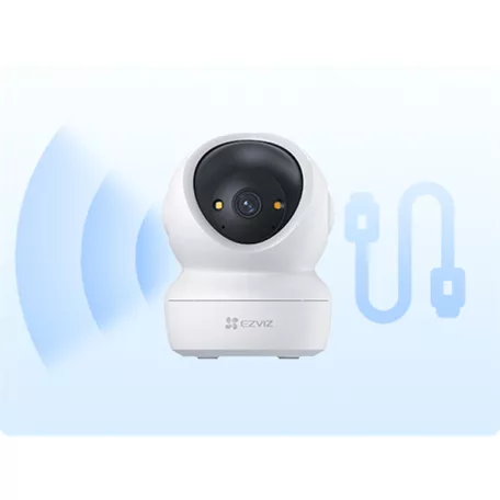 EZVIZ H6C G1 2K beltéri kamera, forgatható, dönthető, színes éjjellátó, emberi követés, kétirányú beszéd, követés