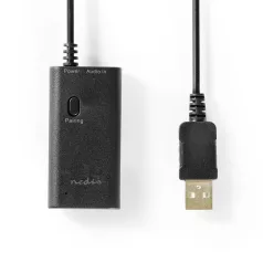   Nedis BTTR100BK bluetooth adó, Audio/video/adatcsatlakozók bemenete: 1x AUX / 1x USB | AptX / SBC, memória 2 eszközre