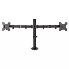   Nedis MMDOSD110BK 15"-32" asztali 2 monitor tartóállvány, VESA 75x75 / 100x100