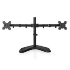 Nedis MMDOSD110BK 15"-32" asztali 2 monitor tartóállvány, VESA 75x75 / 100x100
