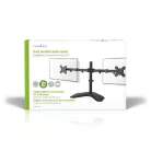 Nedis MMDOSD110BK 15"-32" asztali 2 monitor tartóállvány, VESA 75x75 / 100x100