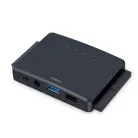 Nedis HDADIS110BK HDD / SSD dokkoló, USB 3.2 Gen1, 2,5 / 3,5", IDE + SATA