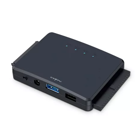 Nedis HDADIS110BK HDD / SSD dokkoló, USB 3.2 Gen1, 2,5 / 3,5", IDE + SATA
