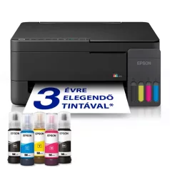   EPSON Tintasugaras nyomtató - EcoTank L3350 (A4, MFP, színes, 5760x1440 DPI, 33 lap/perc, USB/Wifi/Air Print)