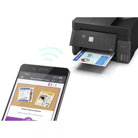 EPSON Tintasugaras nyomtató - EcoTank L5390 (A4, MFP, ADF, színes, 5760x1440 DPI, 33 lap/perc, USB/Wifi/LAN)