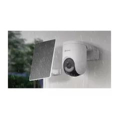   EZVIZ HB8 lite 3K+ KIT kültéri biztonsági kamera napelemmel, vízálló, éjjellátó, 360° panoráma lefedettség