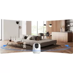  EZVIZ H6C G1 4K CS-H6c biztonsági kamera, forgatható/dönthető, 3840x2160, okos mozgáskövető, éjszakai látás