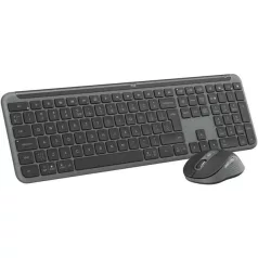   LOGITECH Billentyűzet + egér - MK950 Signature Slim Vezeték Nélküli Combo Grafitszürke, HUN (Festett)