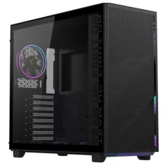   GIGABYTE Ház AC400G, Tápegység nélkül, Fekete, Üvegfalú