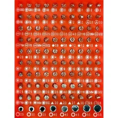 GEMBIRD Precíziós Bit készlet, 108 db-os csomag