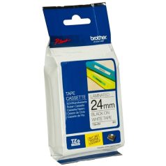  BROTHER szalag TZe-251, Fehér alapon Fekete, Laminált, 24mm  0.94", 8 méter