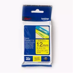   BROTHER szalag TZe-631, Sárga alapon Fekete, Laminált, 12mm  0.47", 8 méter