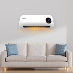   Bewello ecobee Fali hősugárzó termosztáttal,  - 1000/2000W - LED kijelző - távirányítóval - Fehér da01203-new