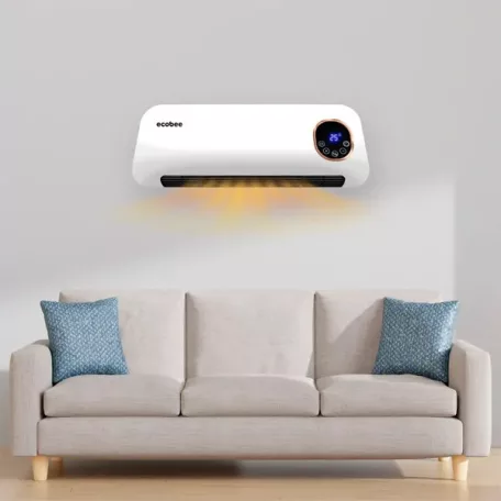 Bewello ecobee Fali hősugárzó termosztáttal,  - 1000/2000W - LED kijelző - távirányítóval - Fehér da01203