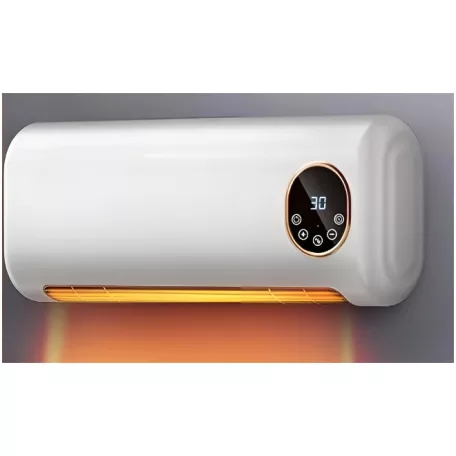 Bewello ecobee Fali hősugárzó termosztáttal,  - 1000/2000W - LED kijelző - távirányítóval - Fehér da01203