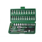 46 részes racsnis szerszámkészlet tároló táskában