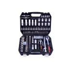 Flinke Möller 150 részes racsnis dugókulcs készlet műanyag hordtáskában - nagy krova készlet 2db hajtószárral 1/4" 1/2" var5807