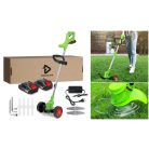 Flinke 68V Fűkasza 2db Akkuval 18 Részes FK-AKK-3050 Flinke akkus fűkasza és bozótvágó, elektromos fűkasza fűnyíró kerekekkel