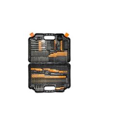   Flinke Haina 264 részes Csavar-, fúró- és bitfejkészlet praktikus kofferben ha2249 / 264 részes 7281 Möller 204 részes Fúró Csavarhúzó Bit készlet kofferben