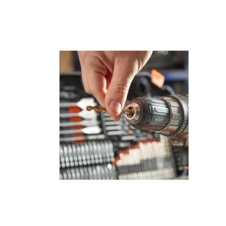 Flinke Haina 264 részes Csavar-, fúró- és bitfejkészlet praktikus kofferben ha2249 / 264 részes 7281 Möller 204 részes Fúró Csavarhúzó Bit készlet kofferben