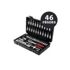 Flinke 46 részes racsnis szerszámkészlet tároló táskában fekete