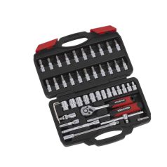   Flinke 46 részes racsnis szerszámkészlet tároló táskában fekete