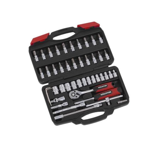 Flinke 46 részes racsnis szerszámkészlet tároló táskában fekete