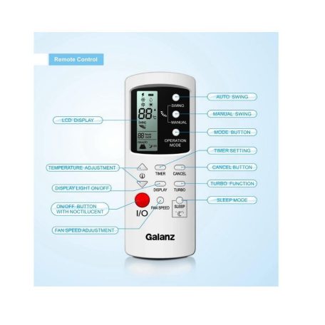 Panasonic Galanz arcus 12 oldalfali split klíma HŰTŐ-FŰTŐ A+ légkondícionáló csendes működés arcus12 A+ 3,6KW