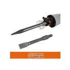 Haina Flinke H1051 Kraftdekker ka65 Bontókalapács Vésőgép 2000W 45Joule ipari kivitel A megújuló energiát a rézmagú motor és a kibővített acélötvözet hengerrel