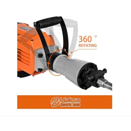 Haina Flinke H1051 Kraftdekker ka65 Bontókalapács Vésőgép 2000W 45Joule ipari kivitel A megújuló energiát a rézmagú motor és a kibővített acélötvözet hengerrel