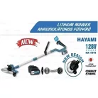 Hayami ha-1041 professzionális akkus fűkasza és fűnyíró Hayami 128v-s Elektromos Segédkerekes Nagy Teljesítményű Fűkasza 2db Akkumulátorral HA-1041