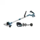 Hayami ha-1041 professzionális akkus fűkasza és fűnyíró Hayami 128v-s Elektromos Segédkerekes Nagy Teljesítményű Fűkasza 2db Akkumulátorral HA-1041