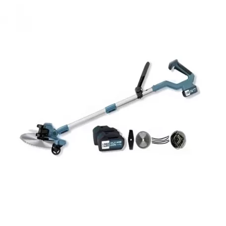 Hayami ha-1041 professzionális akkus fűkasza és fűnyíró Hayami 128v-s Elektromos Segédkerekes Nagy Teljesítményű Fűkasza 2db Akkumulátorral HA-1041