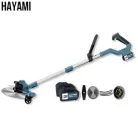 Hayami ha-1041 professzionális akkus fűkasza és fűnyíró Hayami 128v-s Elektromos Segédkerekes Nagy Teljesítményű Fűkasza 2db Akkumulátorral HA-1041