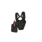 FLINKE IsoTrade FEKETE fűkasza tartó öv, állítható, 75/125x80/113 cm, fekete