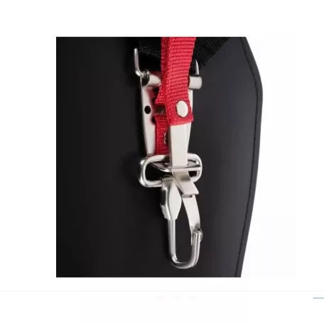 FLINKE EXTRA PÁRNÁZOTT fűkasza tartó öv, állítható, 75/125x80/113 cm, narancssárga és fekete pémium vállpánt Straus Prémium heveder fűkaszához, párnázott hám résszel