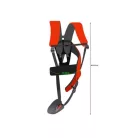 FLINKE EXTRA PÁRNÁZOTT fűkasza tartó öv, állítható, 75/125x80/113 cm, narancssárga és fekete pémium vállpánt Straus Prémium heveder fűkaszához, párnázott hám résszel