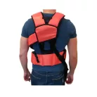 FLINKE EXTRA PÁRNÁZOTT fűkasza tartó öv, állítható, 75/125x80/113 cm, narancssárga és fekete