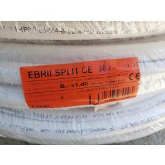   Hisense Szigetelt rézcső, 6 mm, (1/4") - 25 méter hosszú vegytiszta réz cső, az ár 1m-re vonatkozik nyomáspróbázott